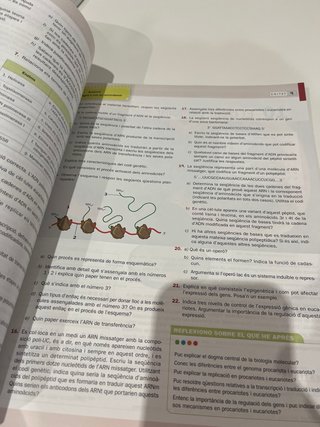 Biologia, 2 Batxillerat