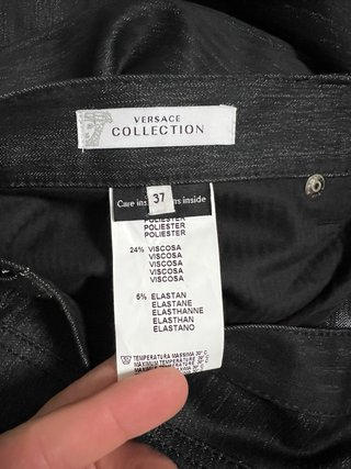 Pantaloni Versace L Nero trousers