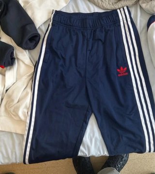 Conjunto Adidas 13-14 años Blanco/Azul/Rojo