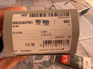 Gafas de Sol Ray-Ban Doradas y Azules