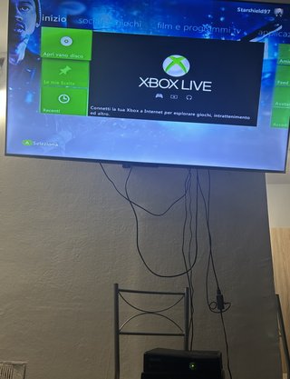 Xbox 360 S Slim Nera Funzionante 1439