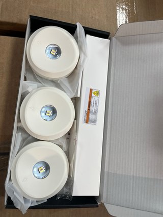 Lámpara LED Puck Tedmos (3 unidades) #892829