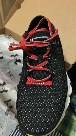 Zapatillas Under Armour Speedform Negras Rojas