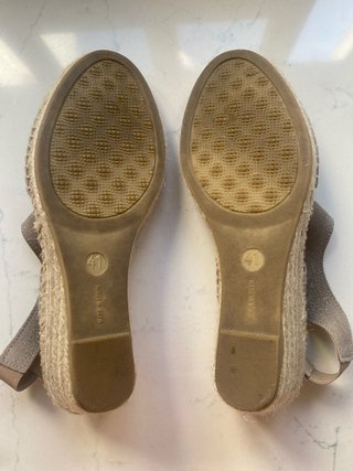 Sandalias Juncal Aguirre Cuña Esparto Beige Talla