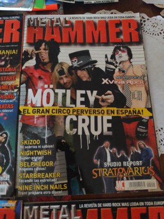 Lotto di 10 riviste Metal Hammer 2005