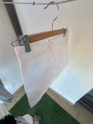 Falda Zara Blanca