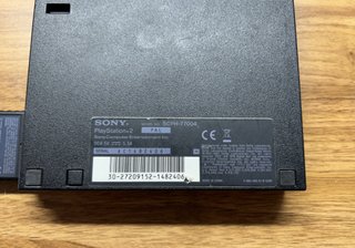 PlayStation 2 Slim PS2 SCPH-77004 PAL Nera