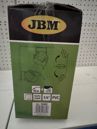Carrete Manguera Aire JBM 10m