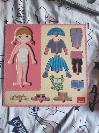 Puzzle Blancanieves 50p piezas, juegos de vestidos
