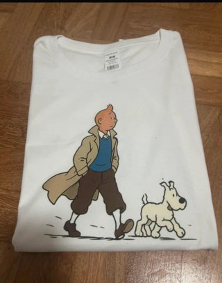T-shirt Tintin e Milù