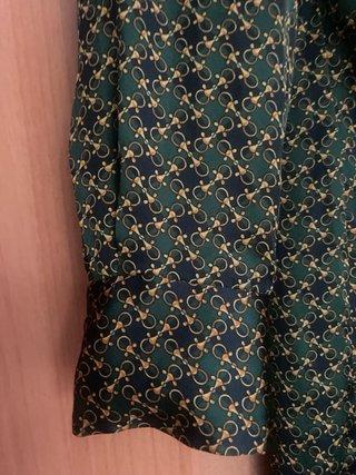 Vestido Zara Talla S/M Estampado Hebilla