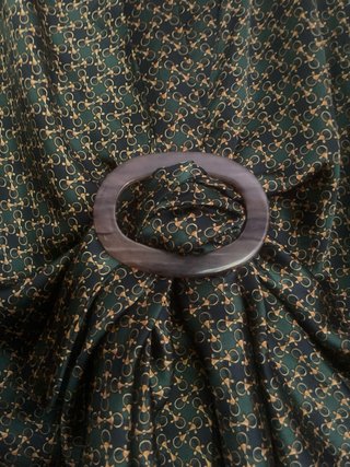 Vestido Zara Talla S/M Estampado Hebilla