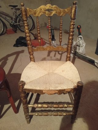 Juego Sillas de Madera