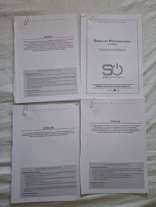 Derecho Penitenciario, Academia Start Opositando