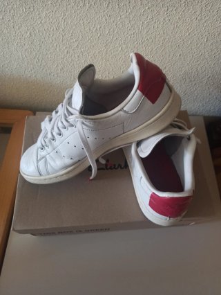 Zapatillas Adidas Stan Smith T40 blancas gym