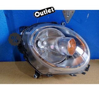 JI FARO IZQ MINI R56 06-10 FUNDO CROMO INTERMITENTE NARANJA