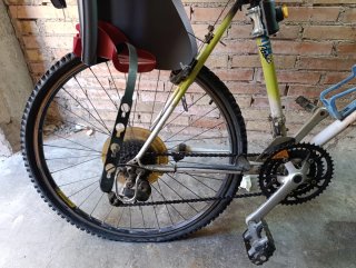 Bicicleta Montaña con Silla Infantil