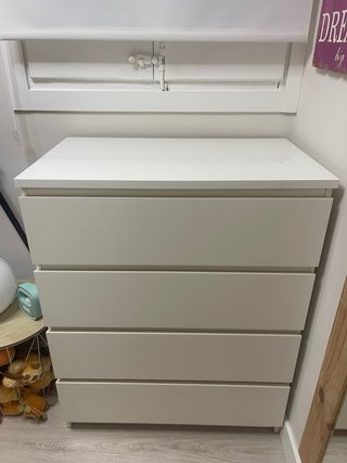 Cómoda MALM Ikea Blanca