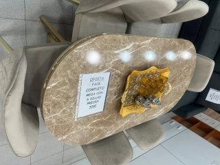 Mesa turca + 6 sillas nuevas 399€