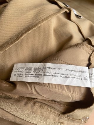 Pantalón de vestir beige talla XS