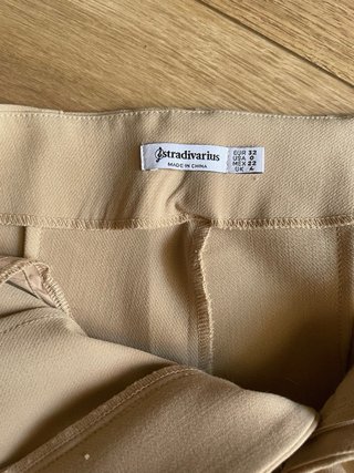Pantalón de vestir beige talla XS