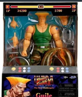 Figura Jada Toys  Guile Street Fighter
