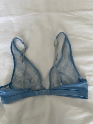 Calvin Klein Sujetador azul de encaje S