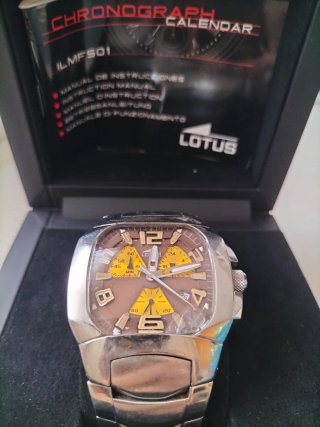 Orologio Lotus Uomo con Scatola e Manuali