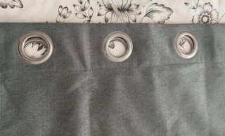 2 Cortinas Opacas Grises Nuevas