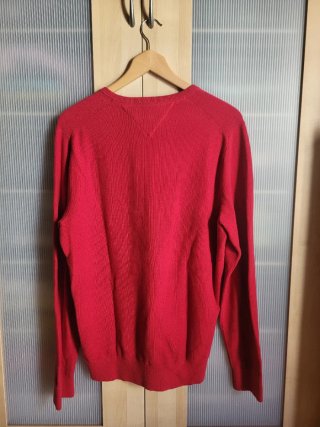 Jersey Rojo Tommy Hilfiger V-Neck