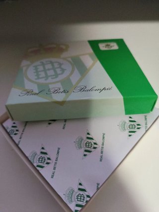 Cartera Piel Real Betis Balompié Negra