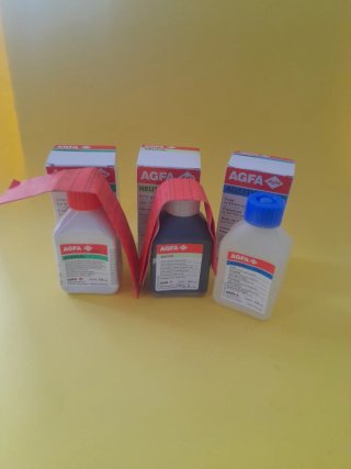 AGFA Rodinal, Neutol y Agefix Revelador