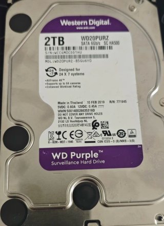 3 x WD Purple 2TB HDD