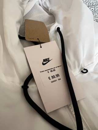 Chaqueta Nike Talla XL Gris y Blanca original