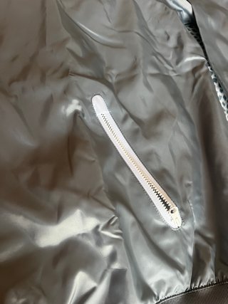 Chaqueta Nike Talla XL Gris y Blanca original