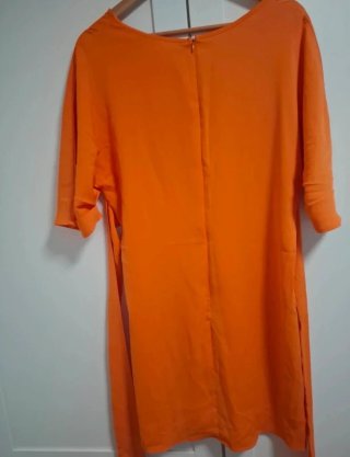 Vestido naranja talla única