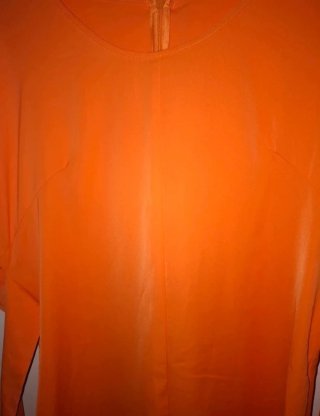 Vestido naranja talla única