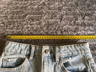 Falda vaquera desgastada talla 34 Bershka denim