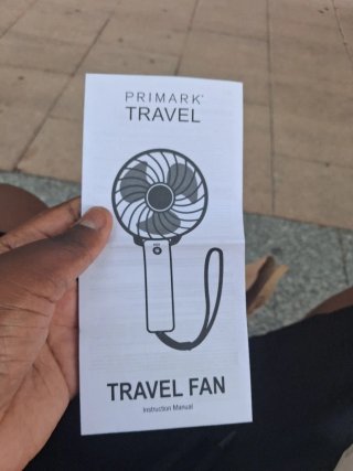 Ventilador Portátil Primark USB C Plegable