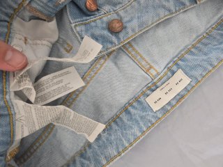 Bermuda Zara sfilacciate in stile vintage