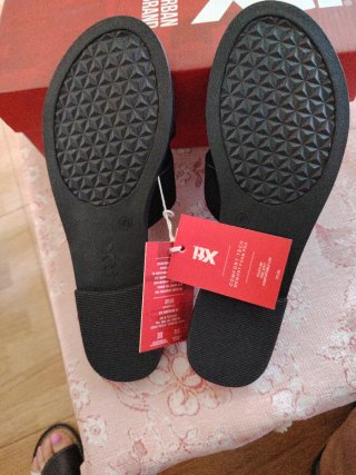 Sandalias Xti Negras Adorno Joya
