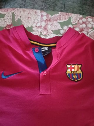 Polo Oficial FC Barcelona Nike Rojo