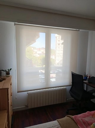 Estor enrollable SCREEN 220x152cm blanco 5%