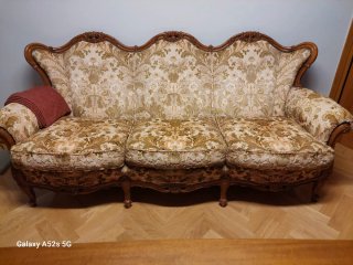 Conjunto Sofá Tresillo y Sillón Vintage