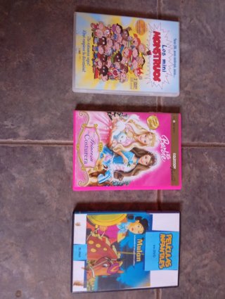 Lote 3 Películas DVD Infantiles (Español)