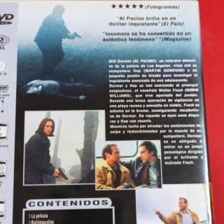 DVD Insomnio (Al Pacino, Hilary Swank)