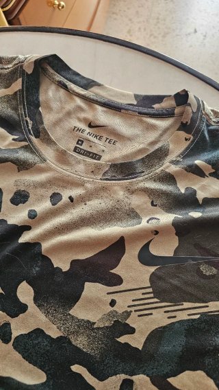 Camiseta Nike Running Talla M Camuflaje
