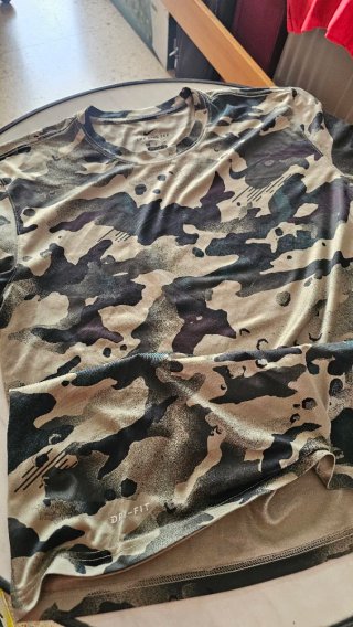 Camiseta Nike Running Talla M Camuflaje