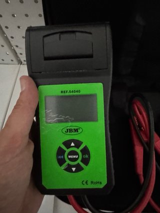 Comprobador Baterías JBM con Impresora