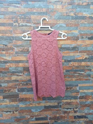 Camiseta tirantes Mango rosa
